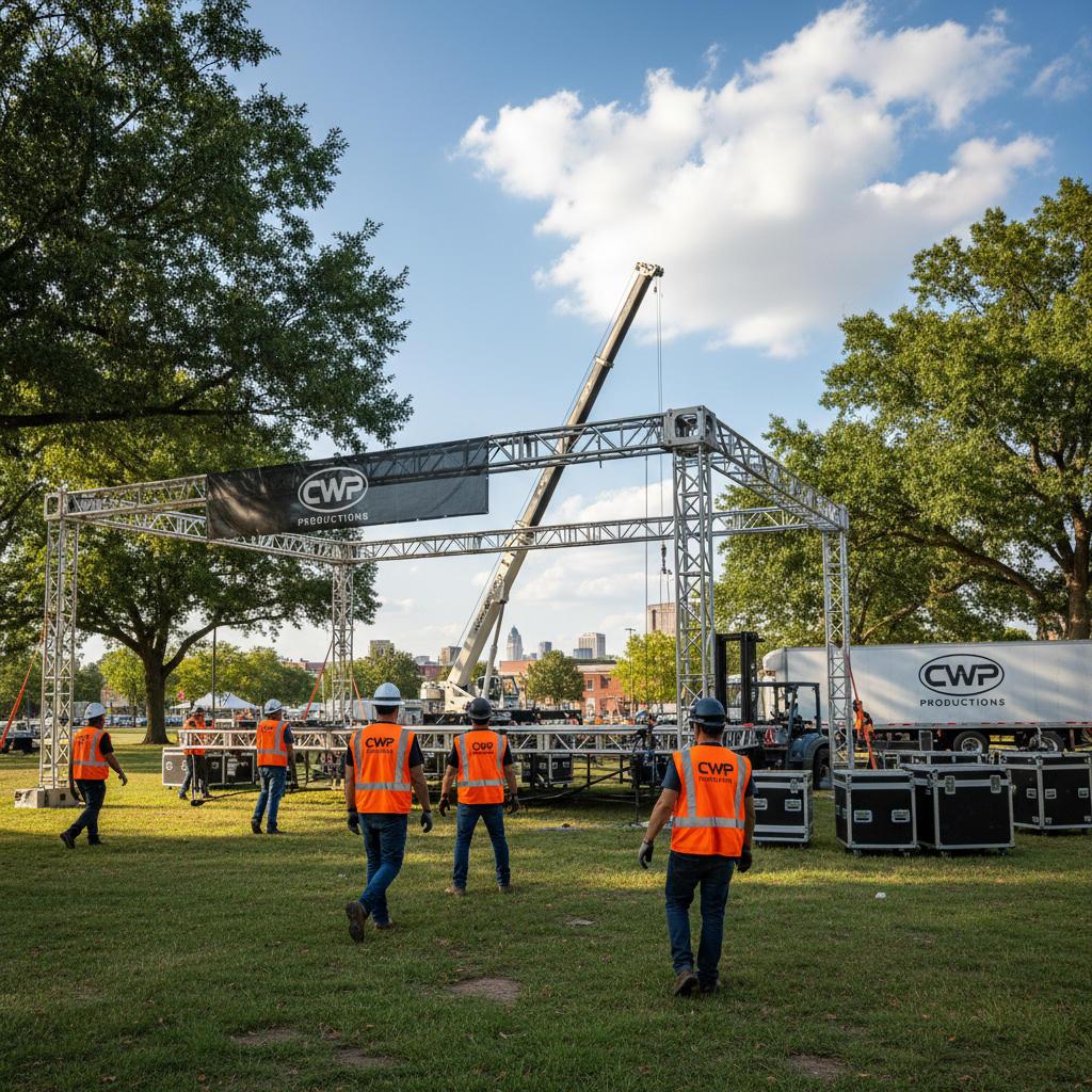 Safe and Efficient Mobile Stage Setup in Arkansas