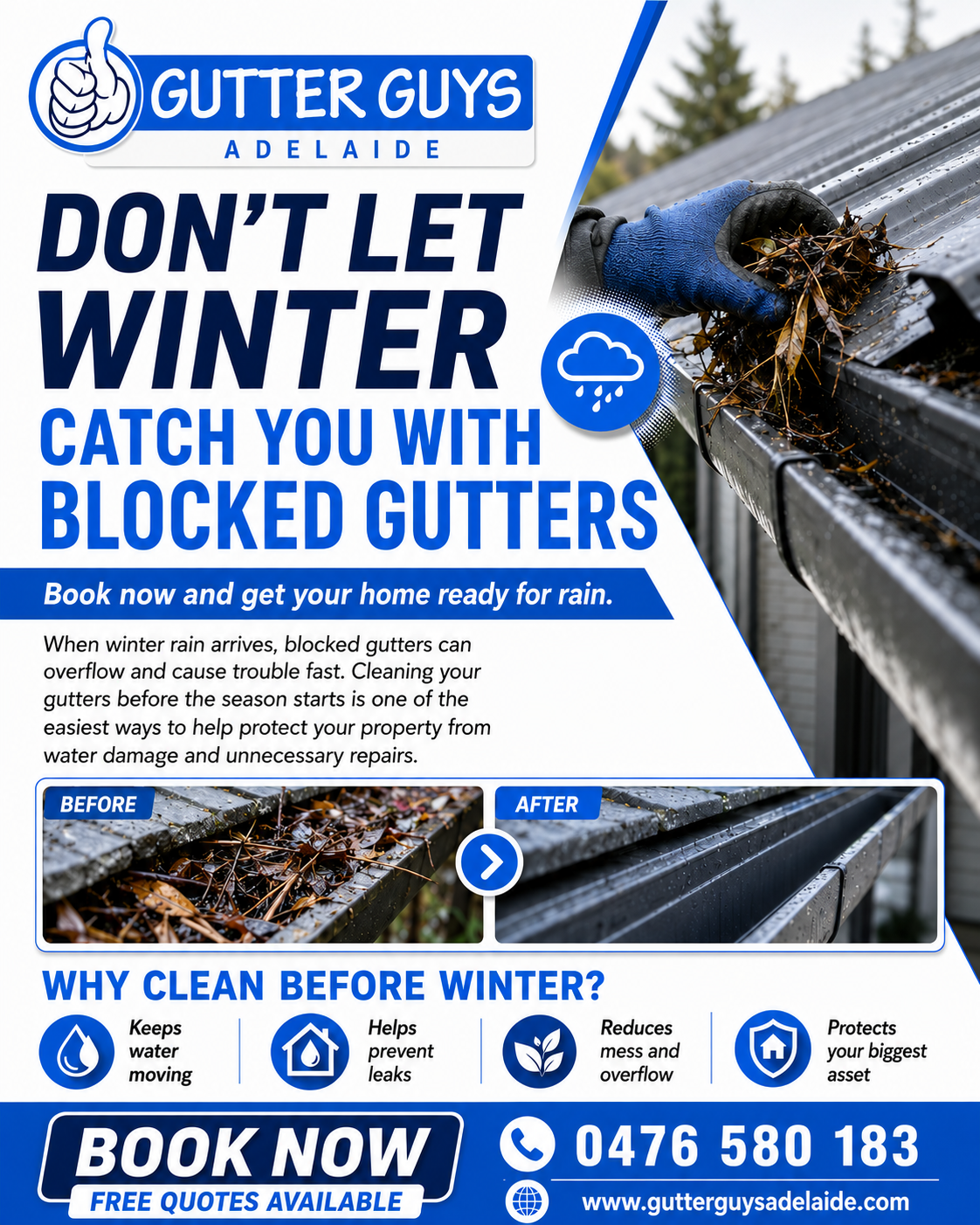 Professional Gutter Cleaning Adelaide