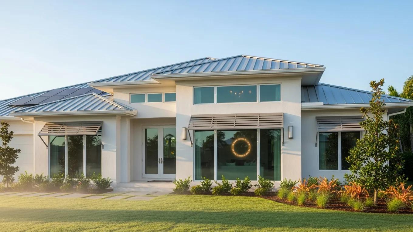 Well-insulated home in Pompano Beach highlighting energy efficiency and comfort