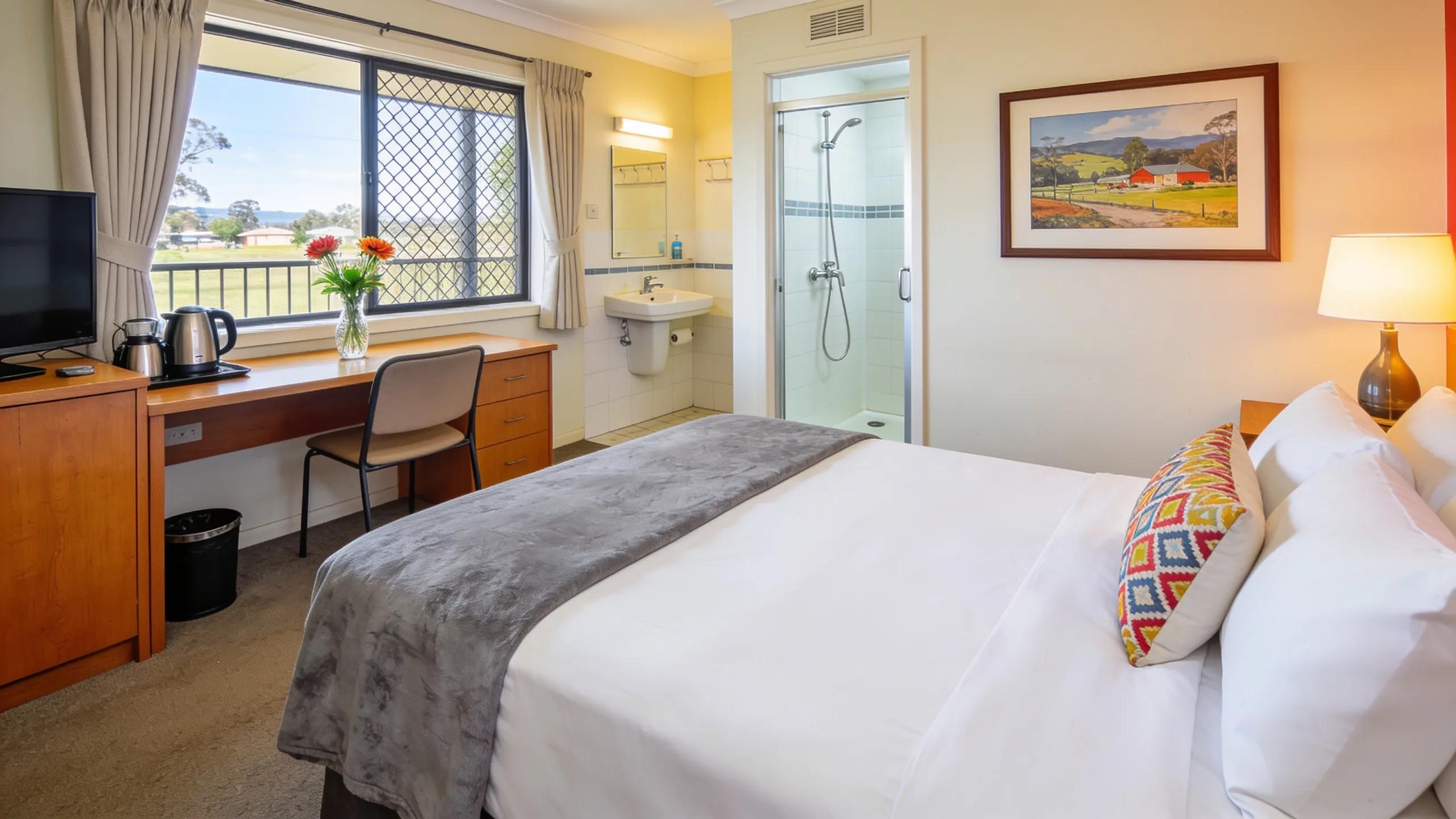 Cozy budget-friendly motel room in Euroa, suitable for families and travellers