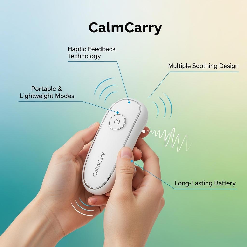 Natural Anxiety Relief with CalmCarry Microcurrent Device