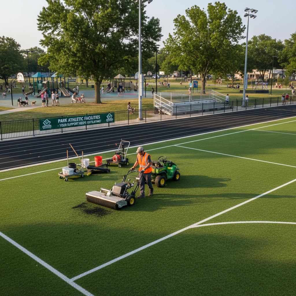 Long-Term Maintenance of Synthetic Turf