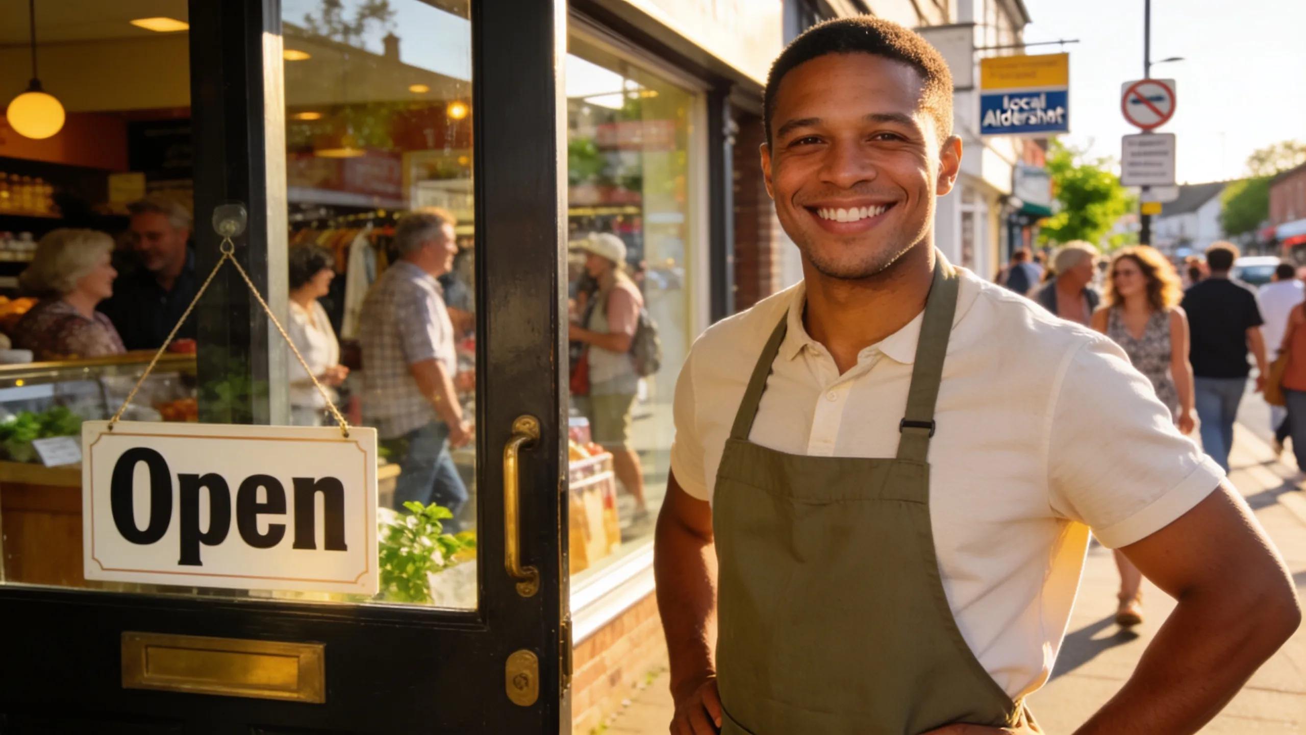 Aldershot shop owner seeing increased footfall after local SEO improvements