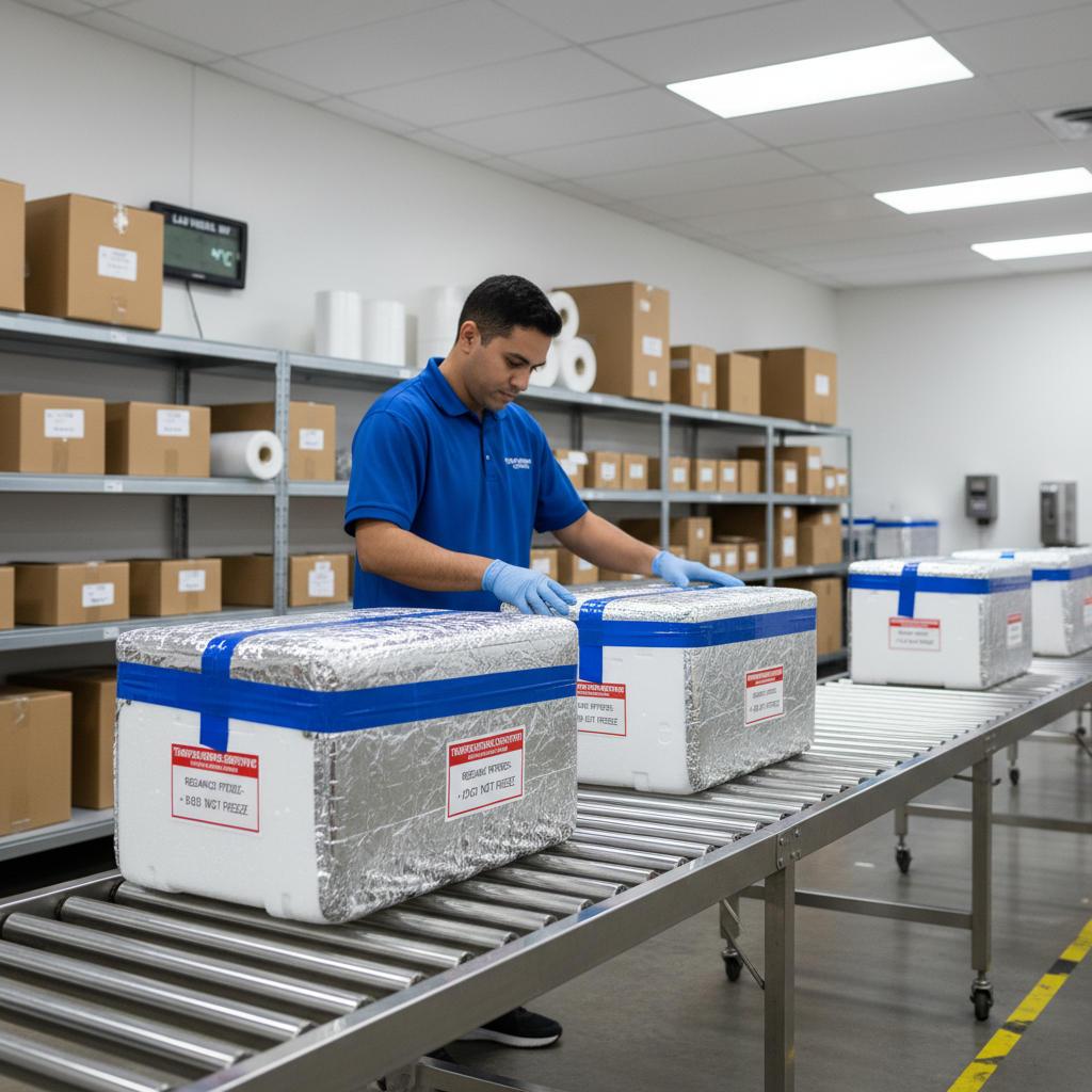 Optimal Shipping Temperatures for Peptides