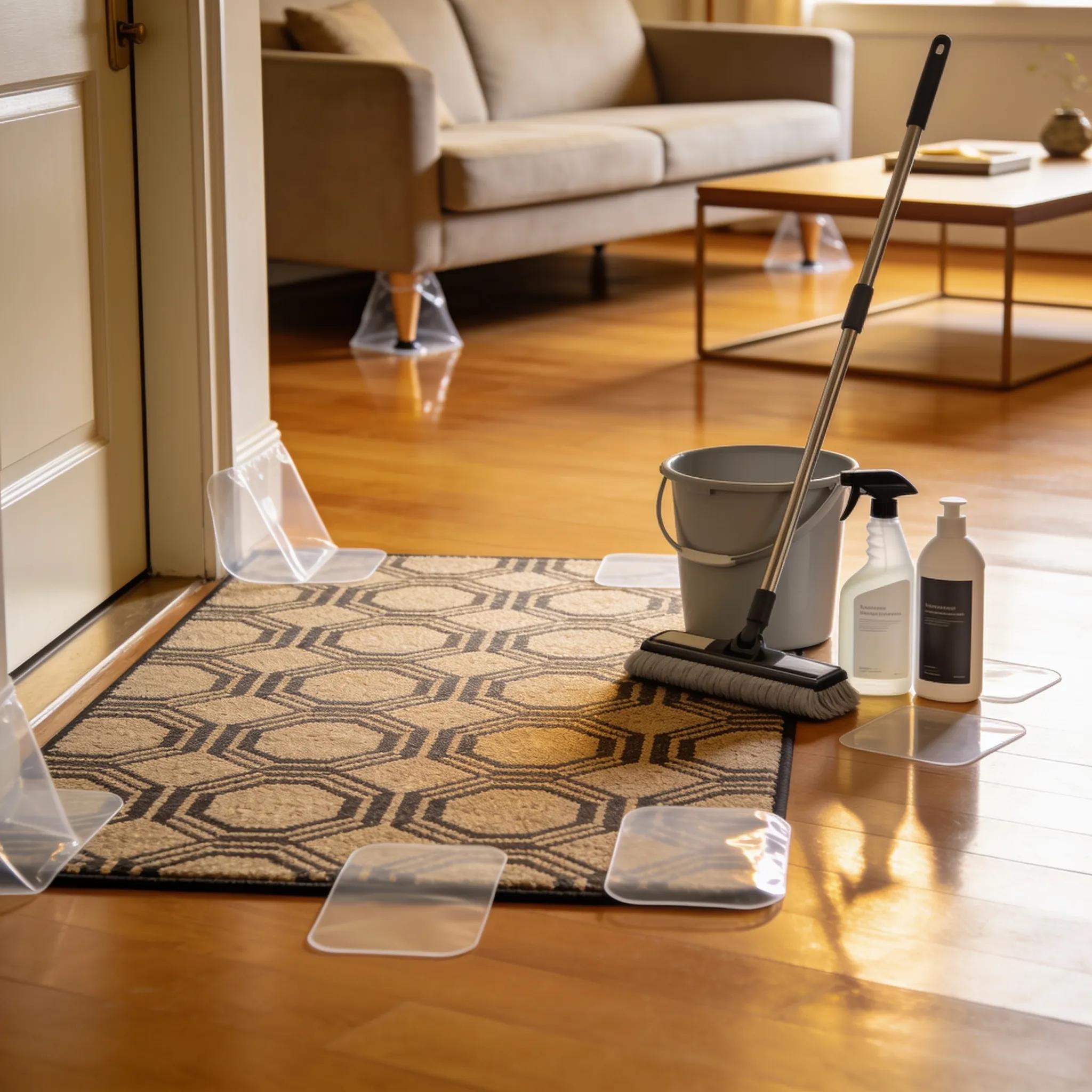 Cleaning and protection tools for flooring maintenance