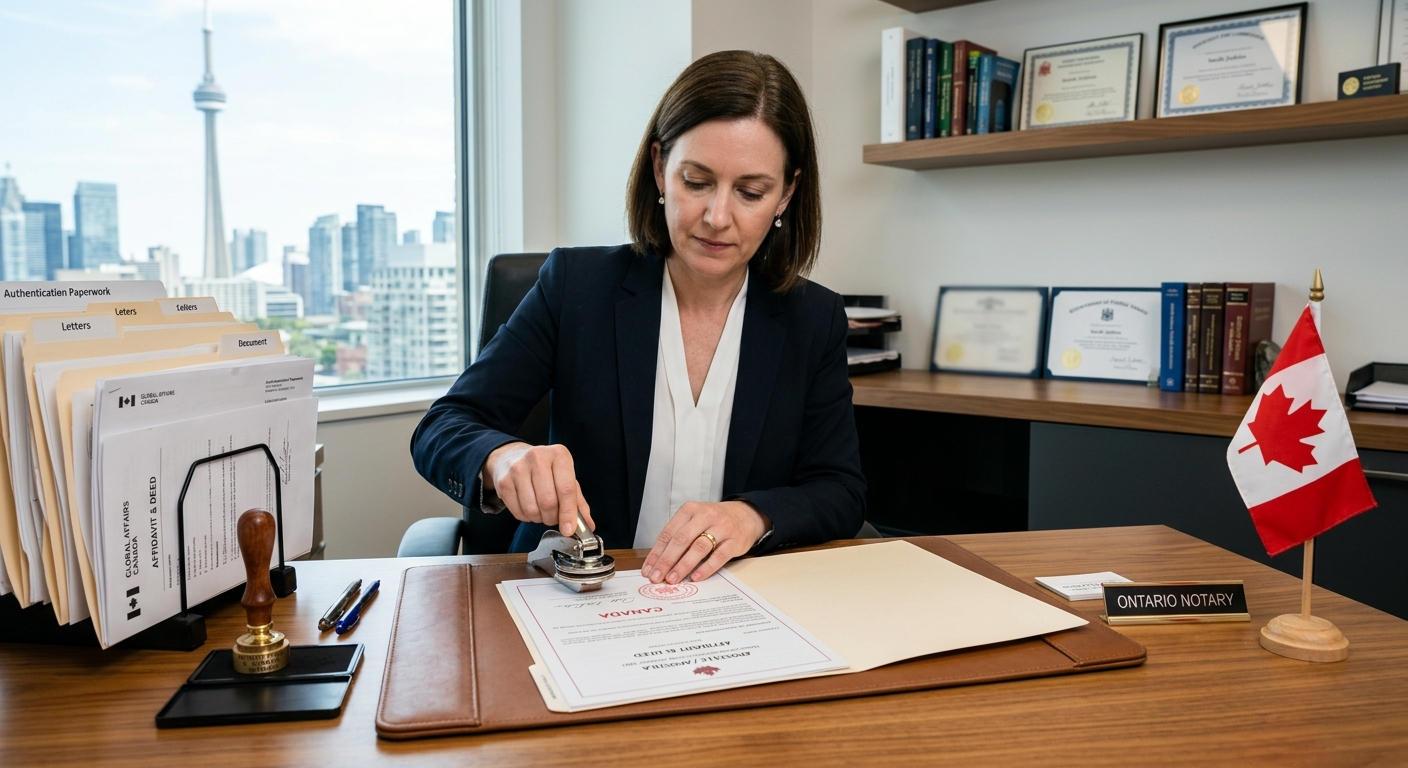Apostille Certification and International Legalization in Ontario