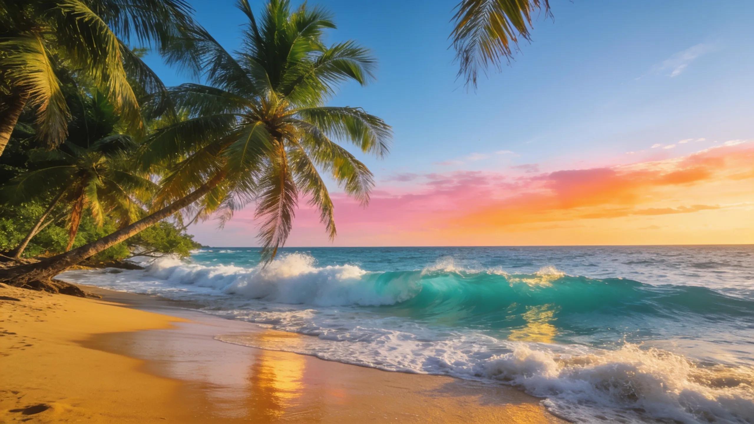 Stunning Hawaiian landscape featuring tropical scenery, inviting viewers into the allure of island life