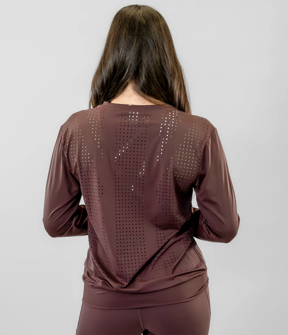 Laser Cut Pullover - Fossil