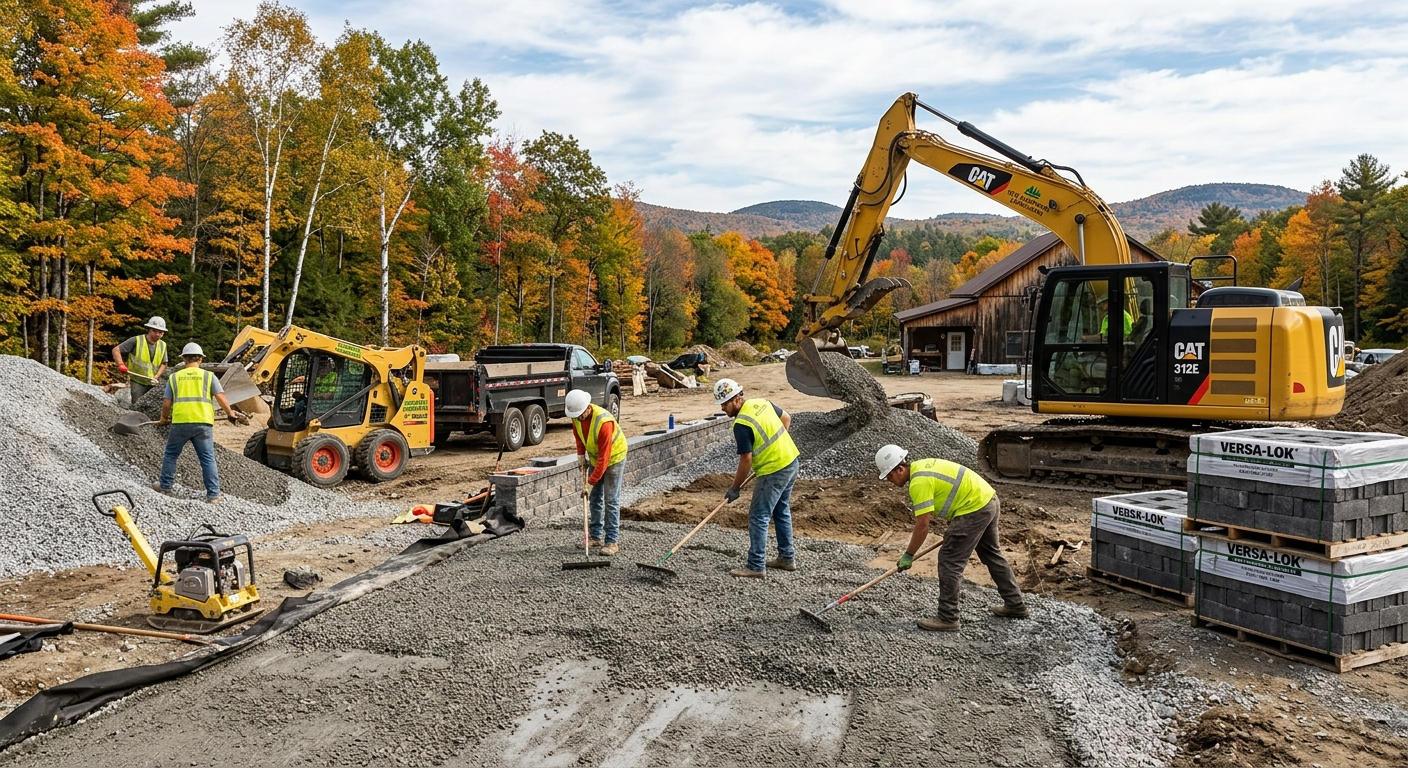 Graded Crushed Stone and Volume Aggregate Supply for NH Commercial Sites