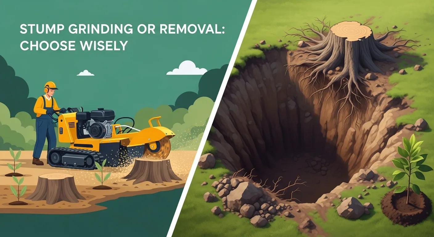 Stump Grinding or Removal: Choose Wisely