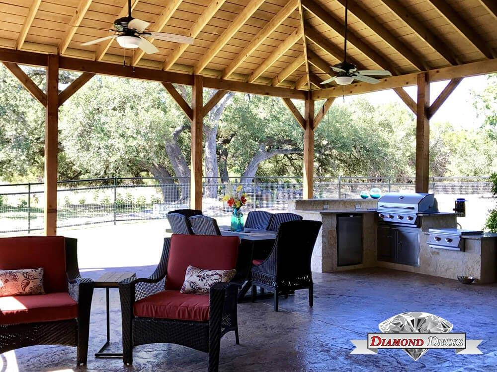 Outdoor Kitchen and Fire Pits