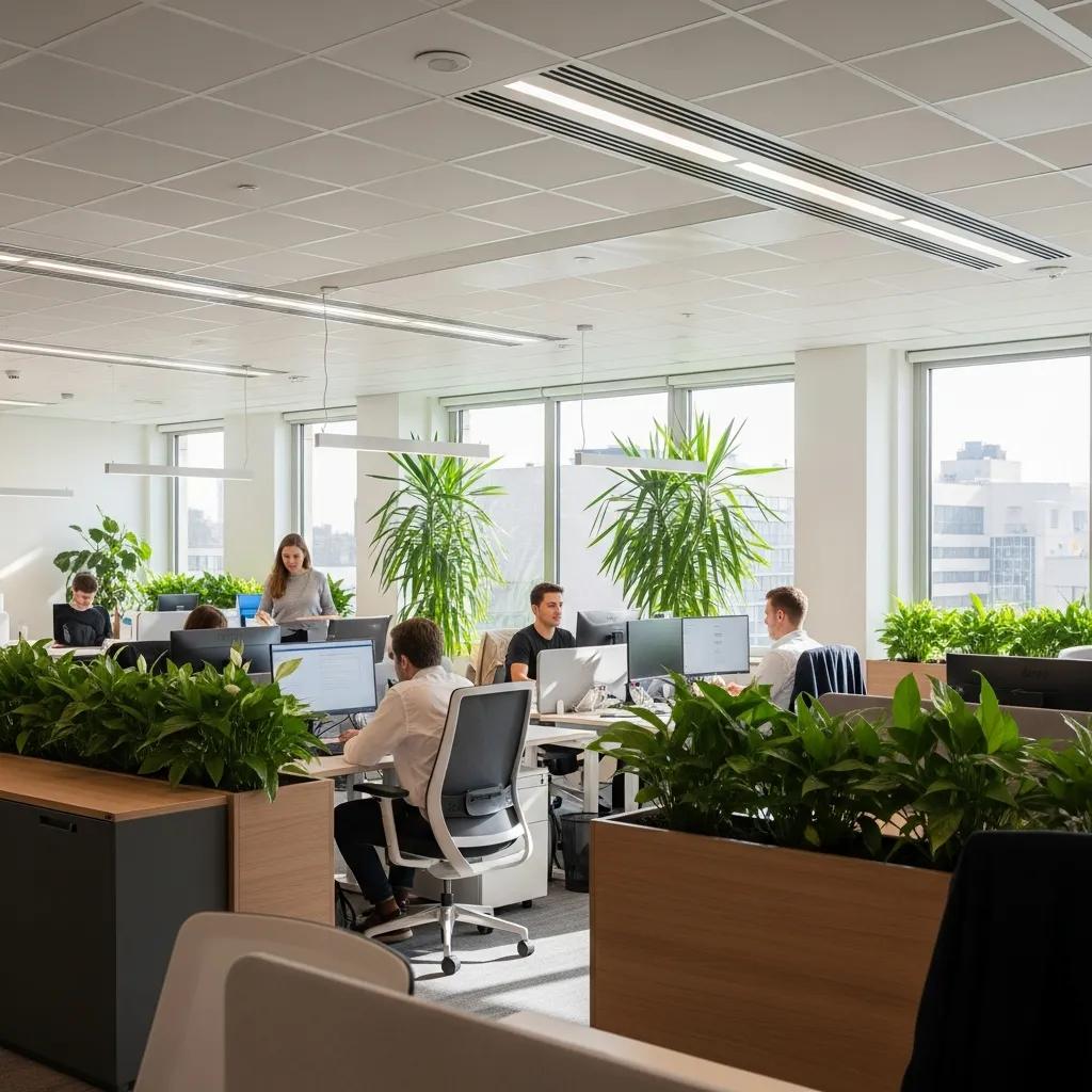 Comfortable office environment after HVAC upgrade