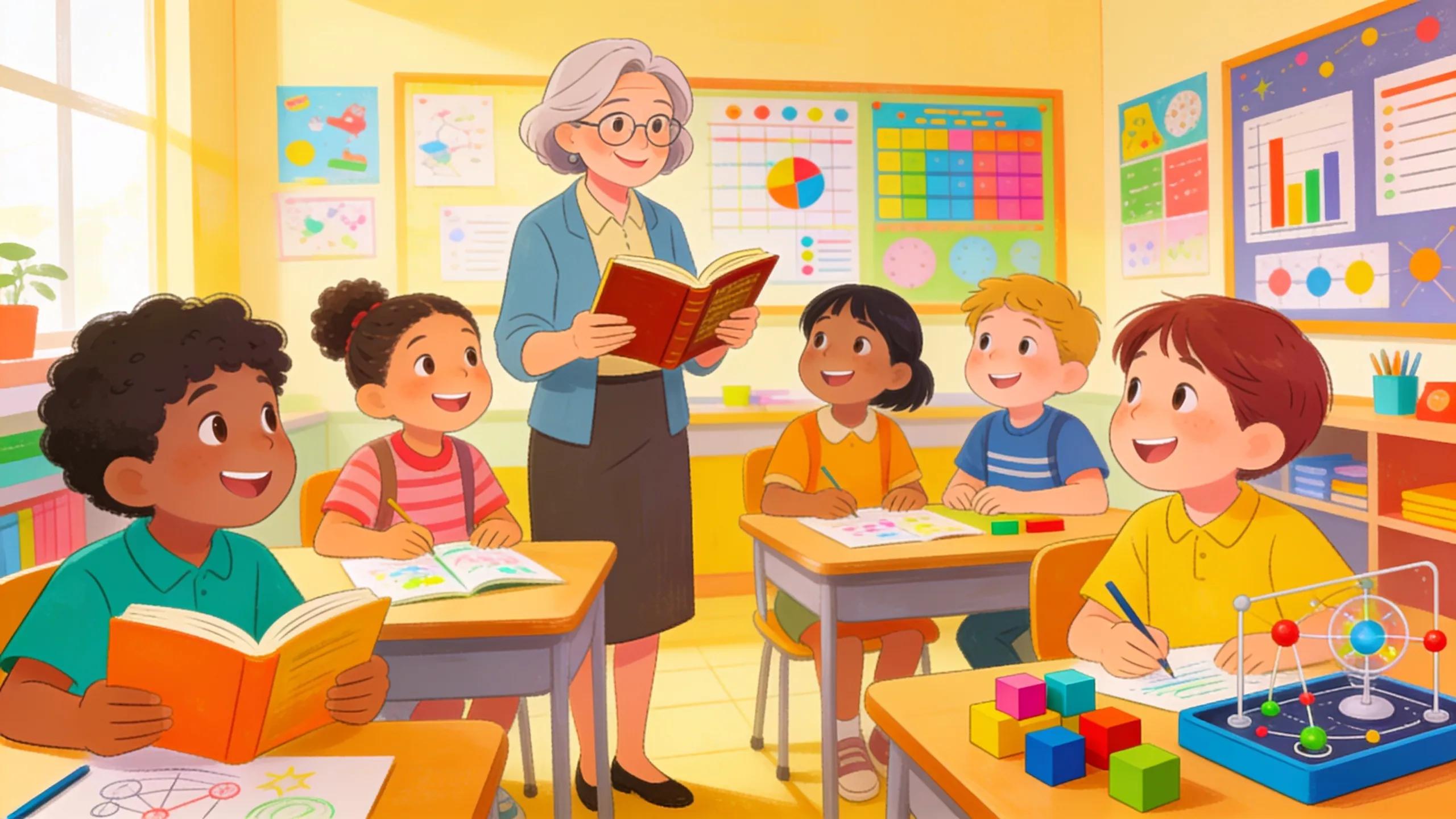 Children in a classroom — indicators of school quality in suburban neighborhoods