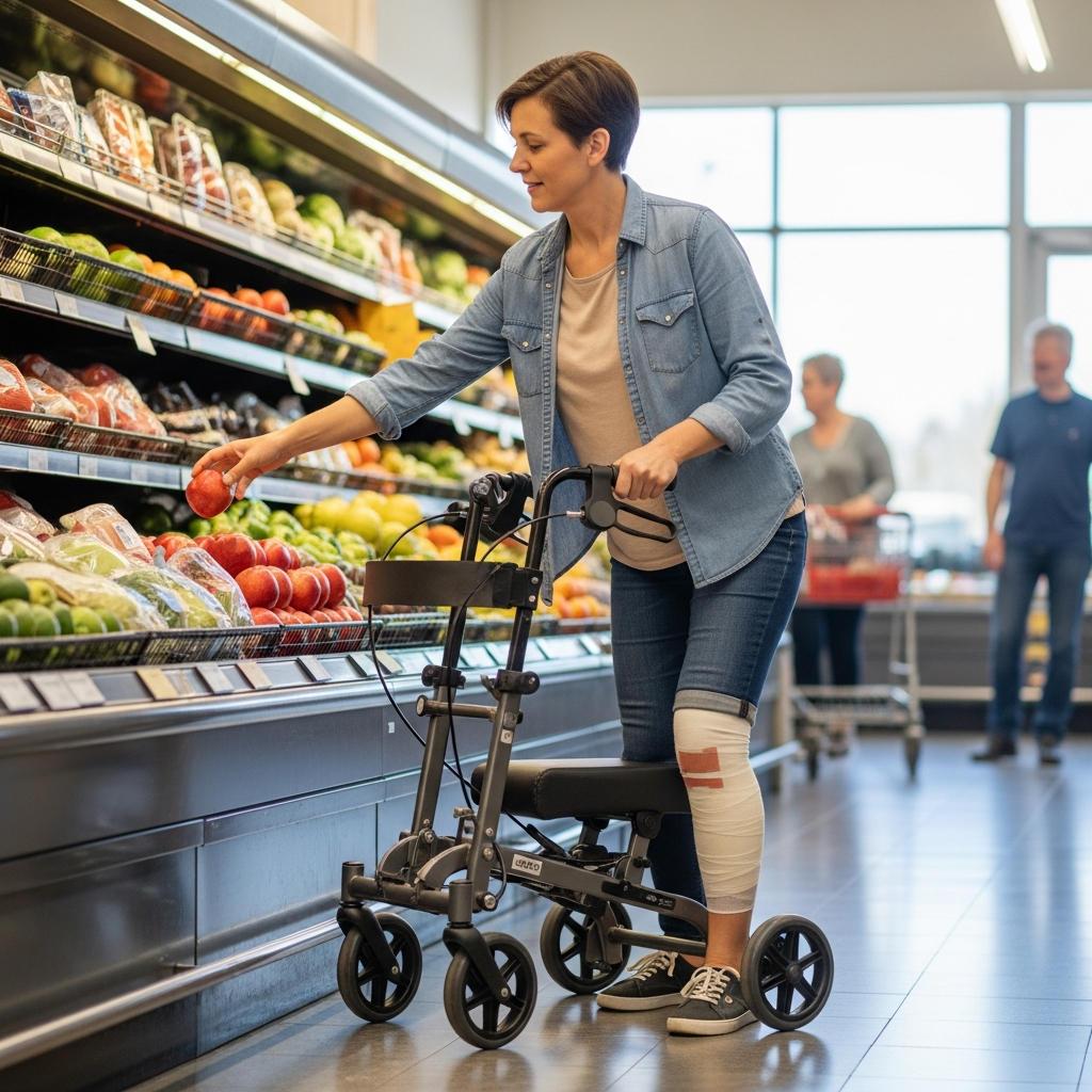 Knee Scooters Allow Greater Mobility