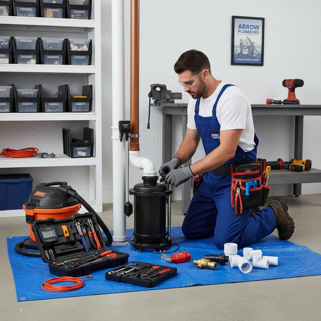 Why Arrow Plumbing is Your Go-To for Sump Pump Services