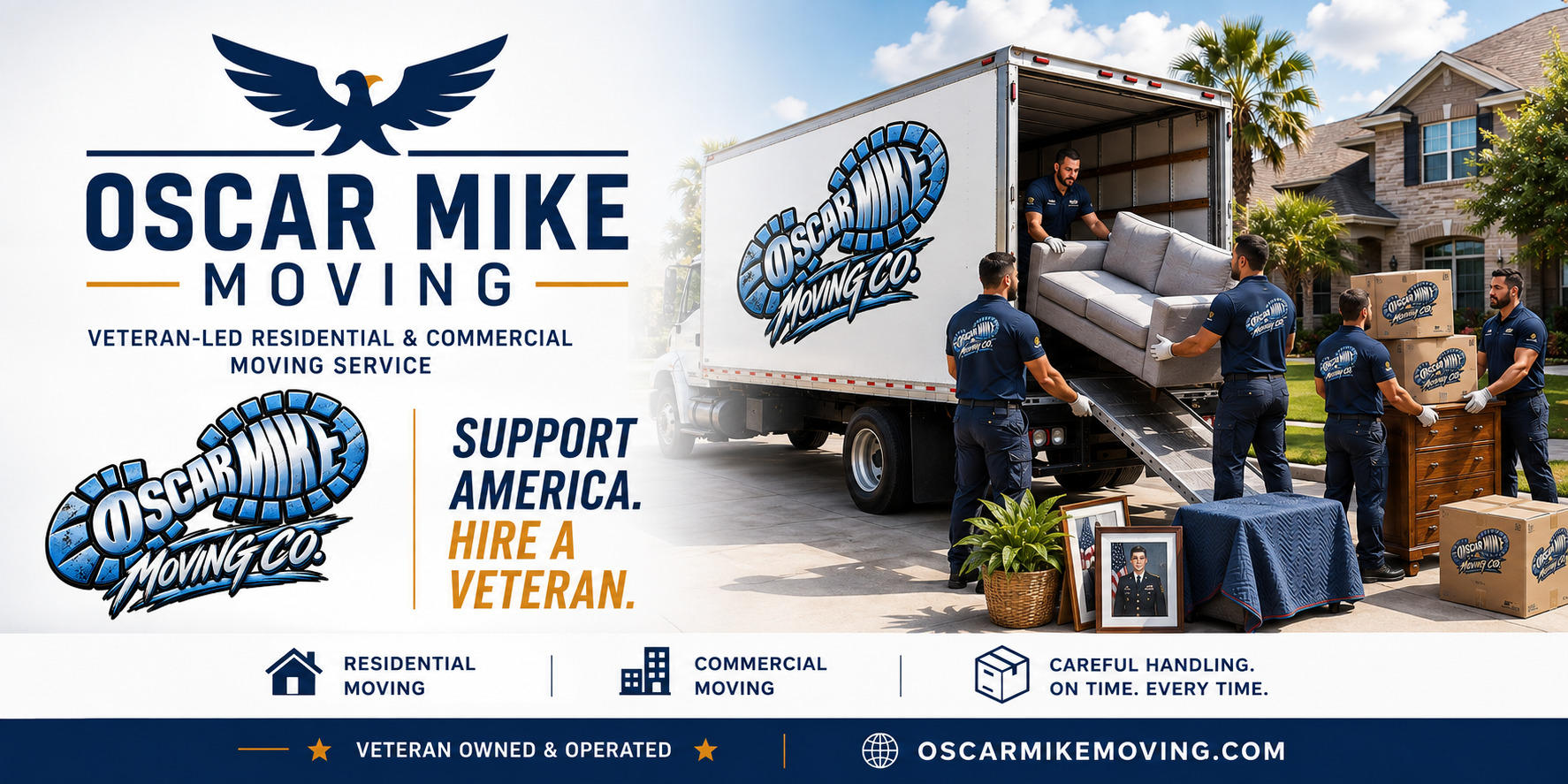 Oscar Mike Moving: Dallas's Veteran-Led Specialists