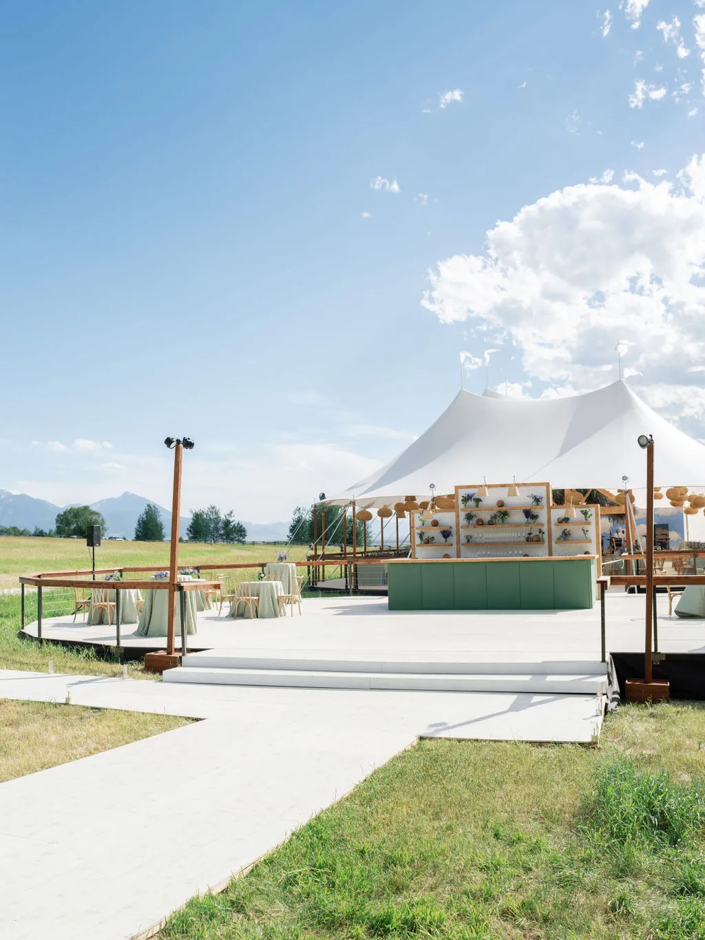 Premium Century tent providing comfortable airflow for warm weather events