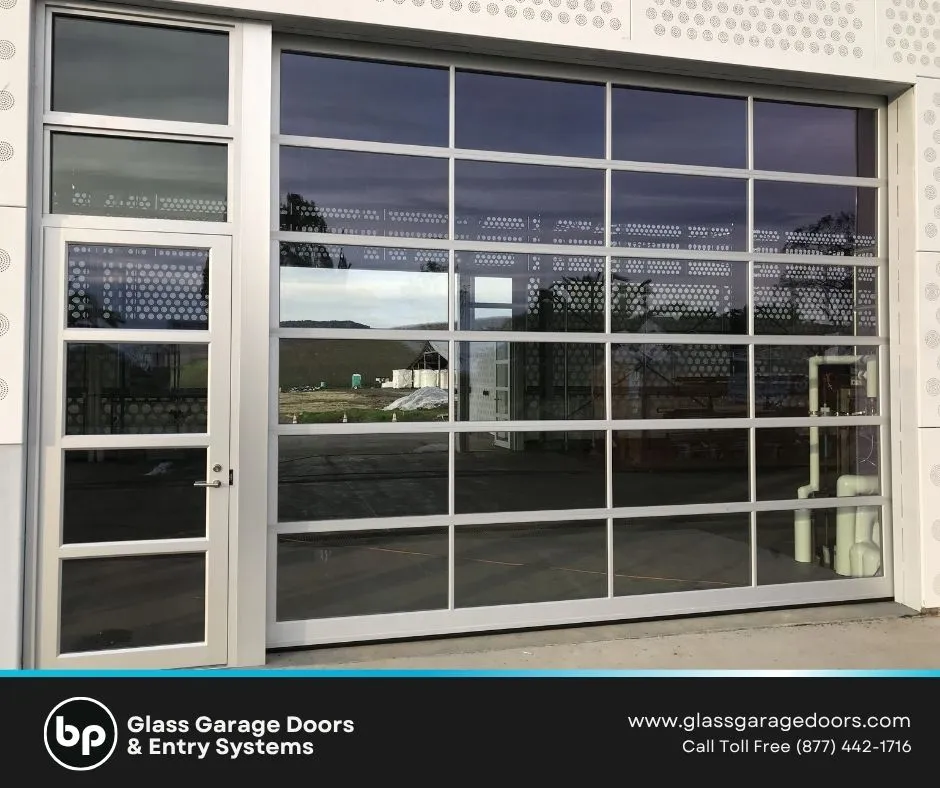 Integrating Overhead Glass Systems with Matching Pedestrian Entry Doors