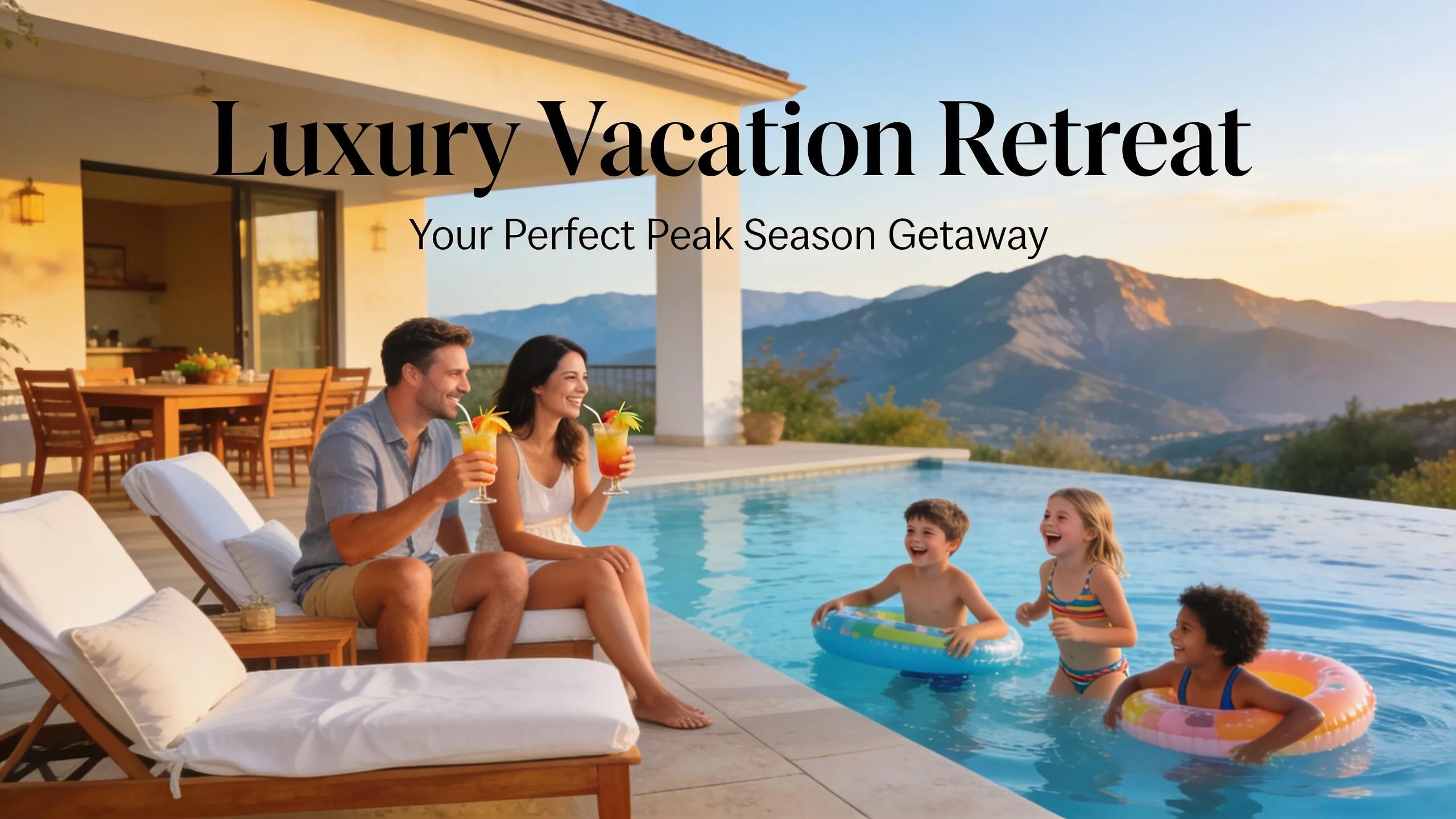 Family enjoying a vacation rental, epitomizing the appeal of short-term rental profitability