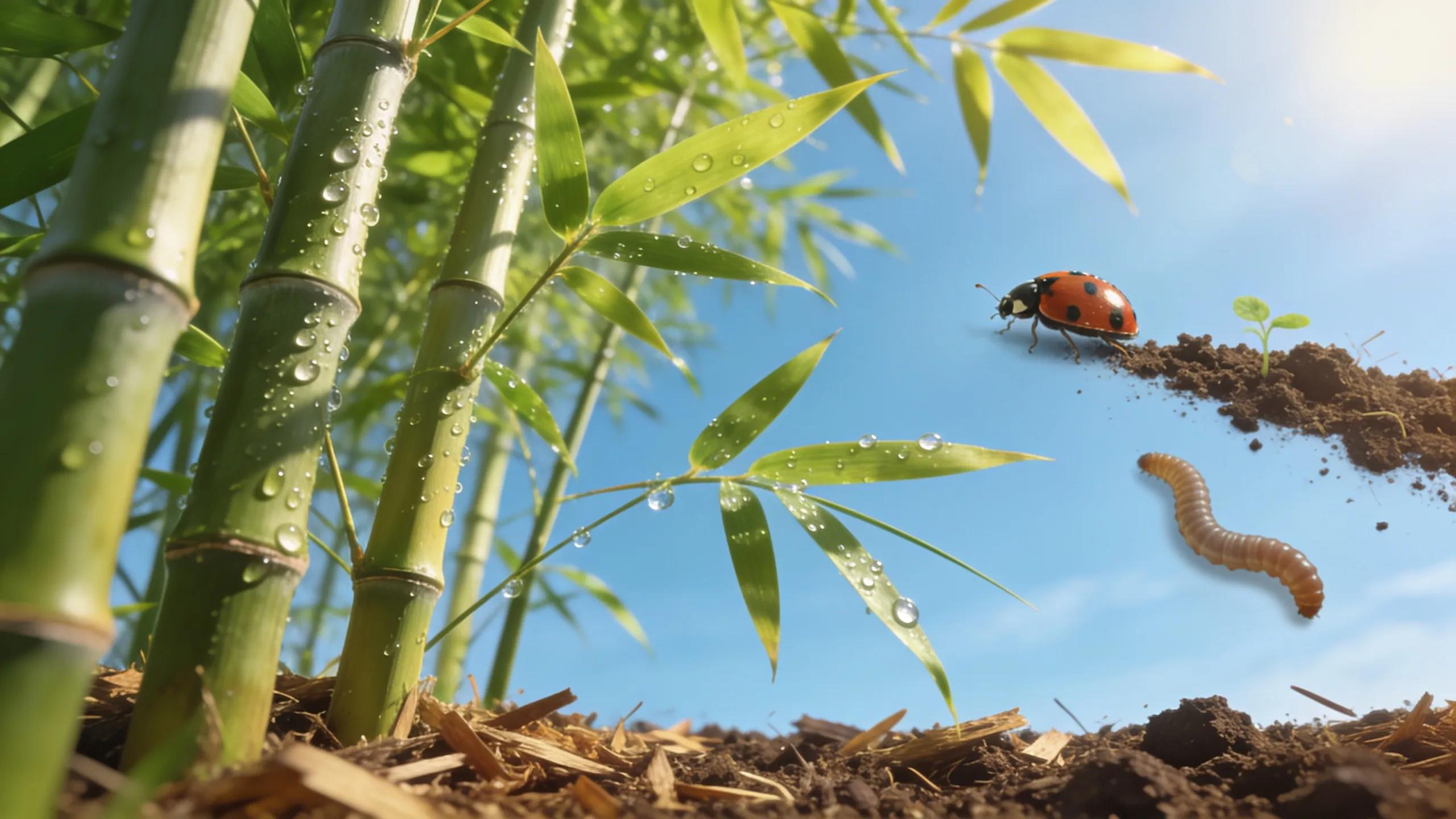 A flourishing bamboo grove illustrating sustainable practices for eco-friendly bedding