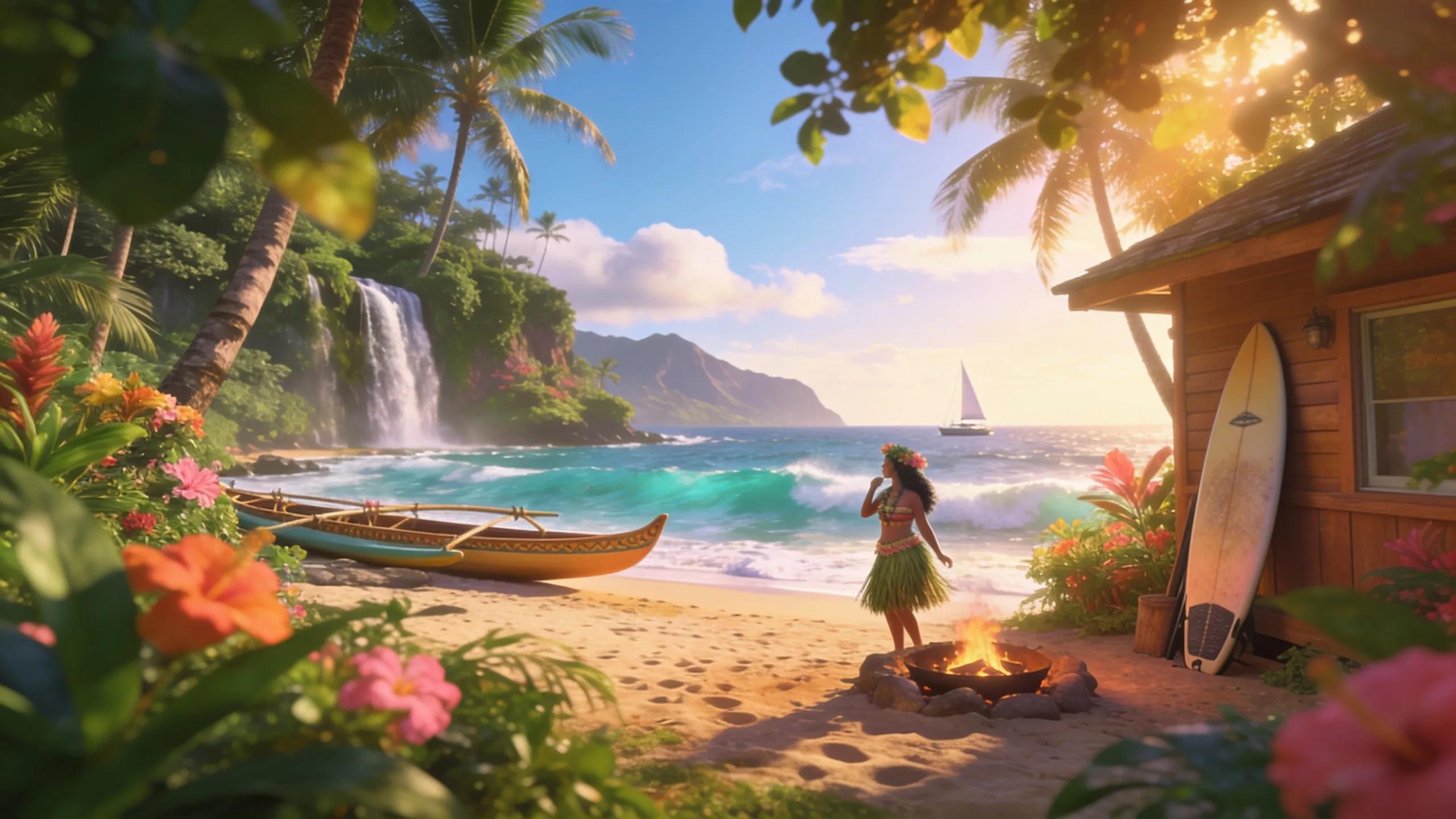 Breathtaking Hawaiian landscapes symbolizing the excitement of moving to Hawaii