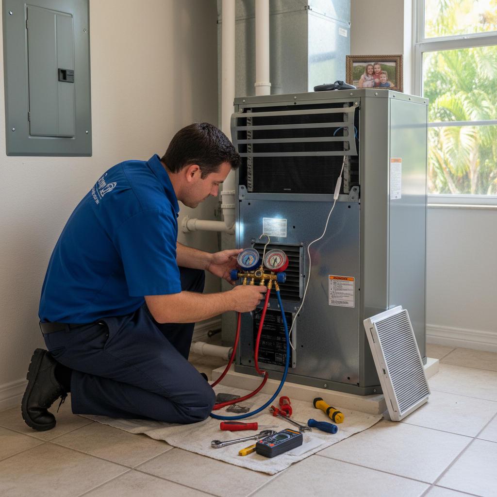 Professional <a href="https://catalystairconditioning.com/air-conditioning/repair/">AC System Maintenance</a>