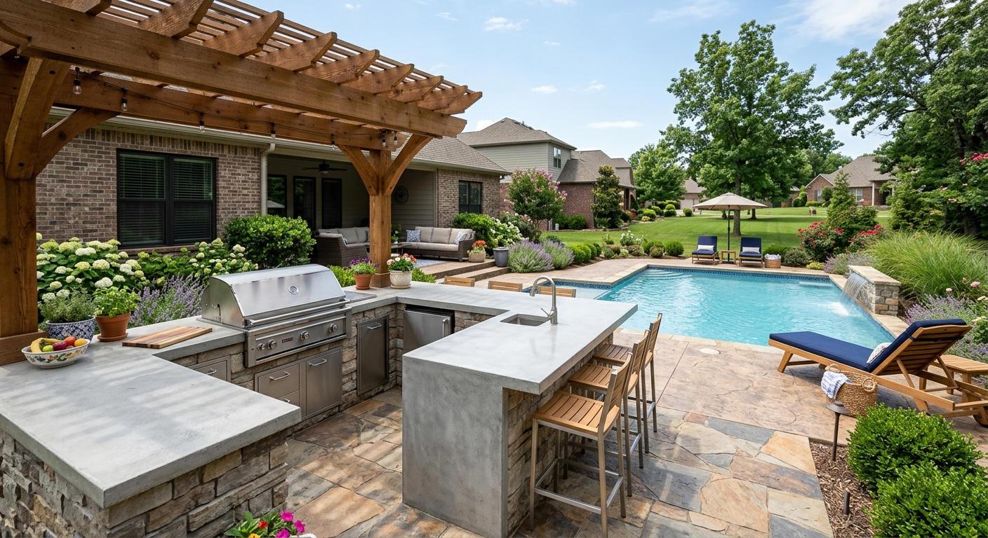 Pool Decks, Outdoor Kitchens, Retaining Walls, and More