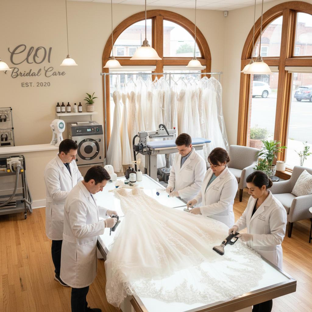 Expert Bridal Attire Cleaning