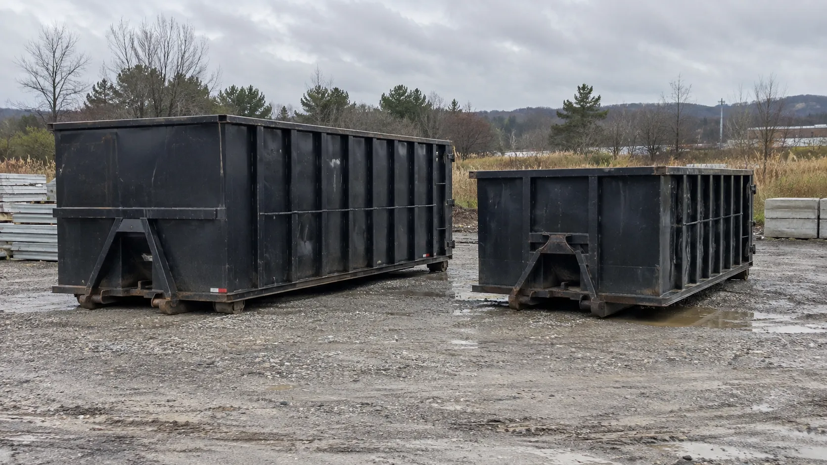 15-yard and 20-yard roll-off dumpster size and price comparison in Salisbury MD