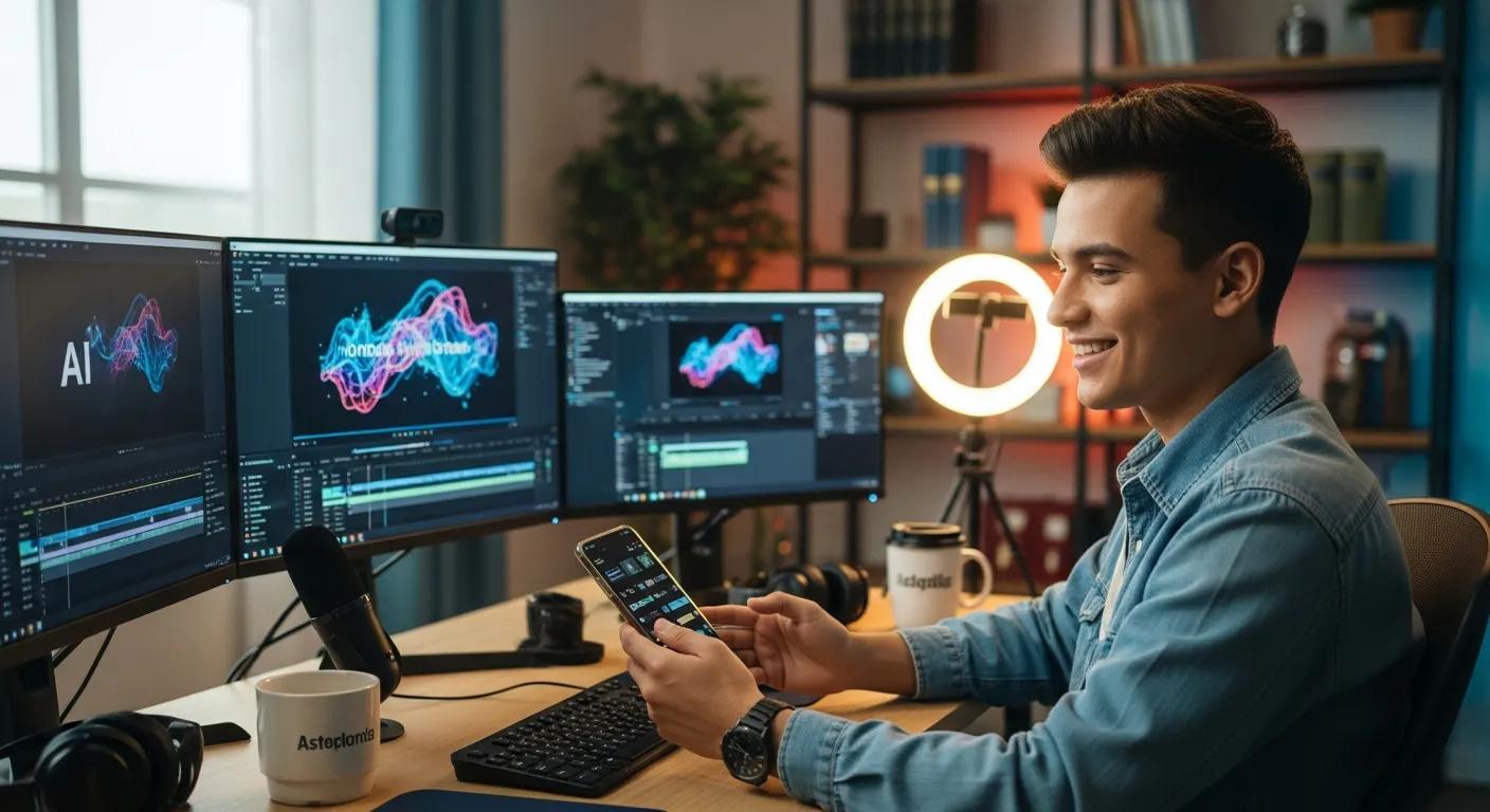 Creator publishing AI-generated videos across social platforms for monetization Creator publishing AI-generated videos across social platforms for monetization