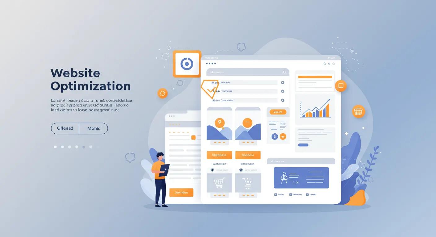 Conversion elements highlighted on a webpage interface