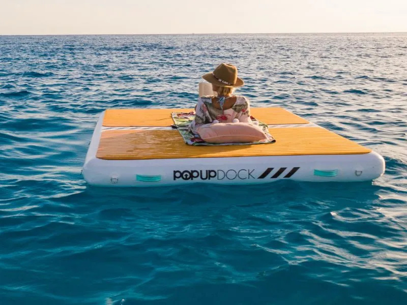 Unveil Canada's Leading Choice in Inflatable Floating Docks Now!