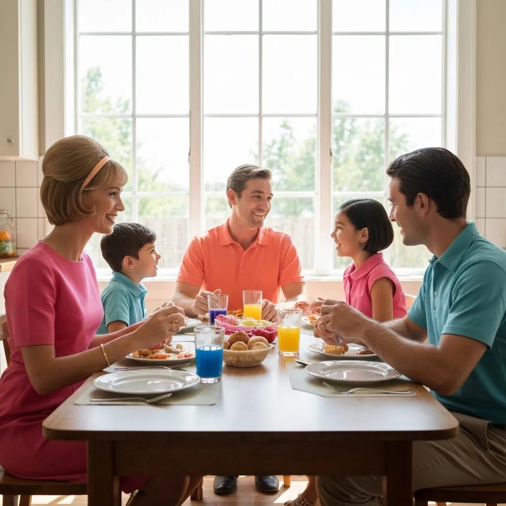 Family reviewing financial documents and planning the Affidavit of Support for immigration.