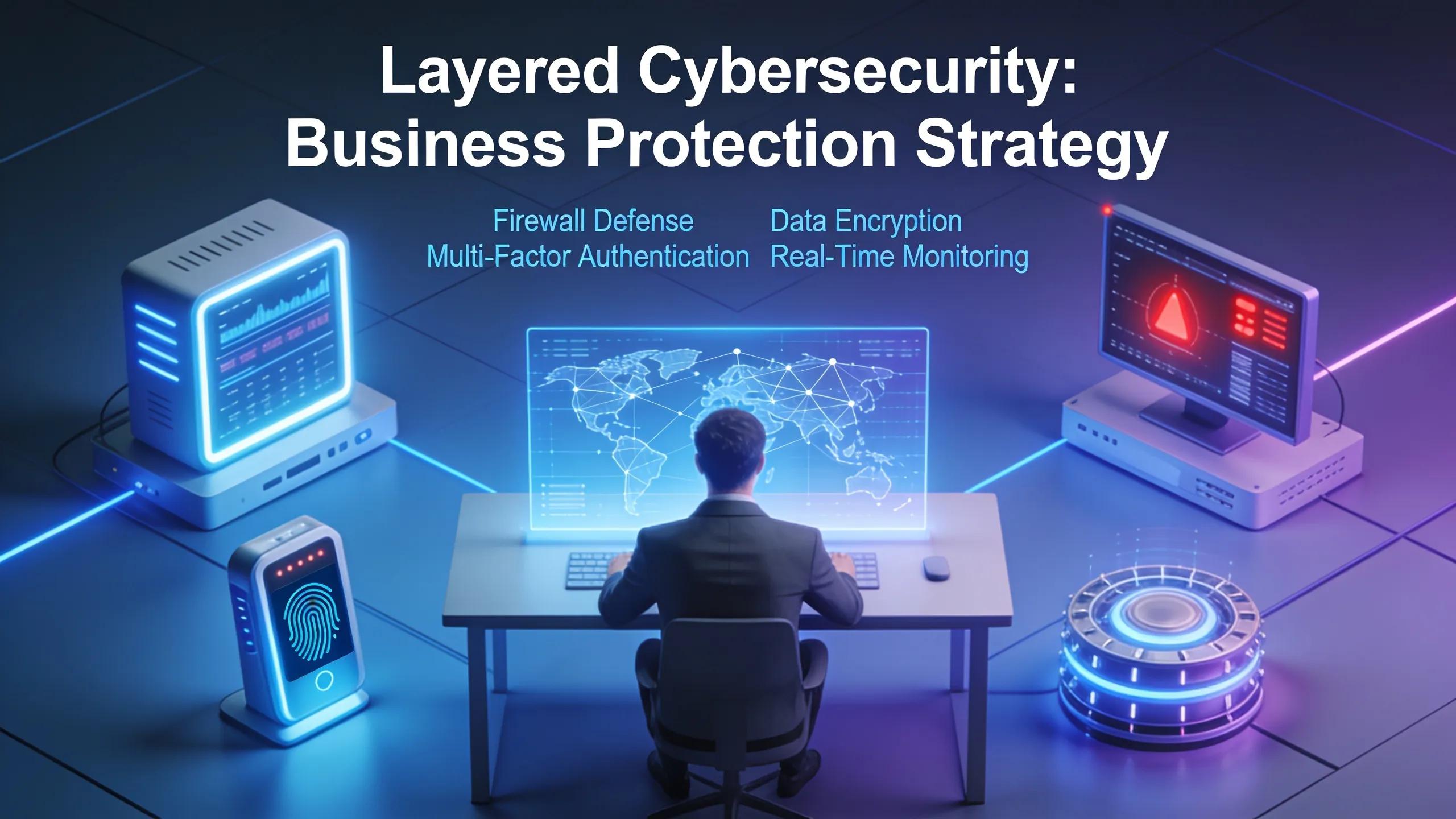 Cybersecurity specialist monitoring network security measures in a technology-driven environment