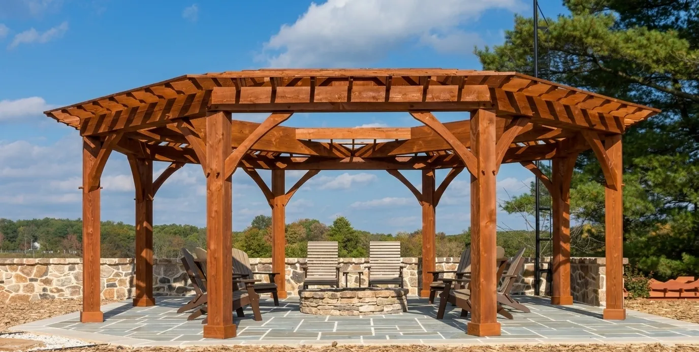Distinguishing Between Pergolas and Pavilions