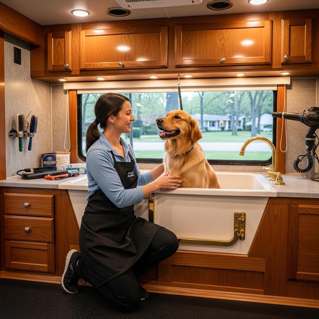 Luxury Mobile Pet Spa Experience in Charleston, SC