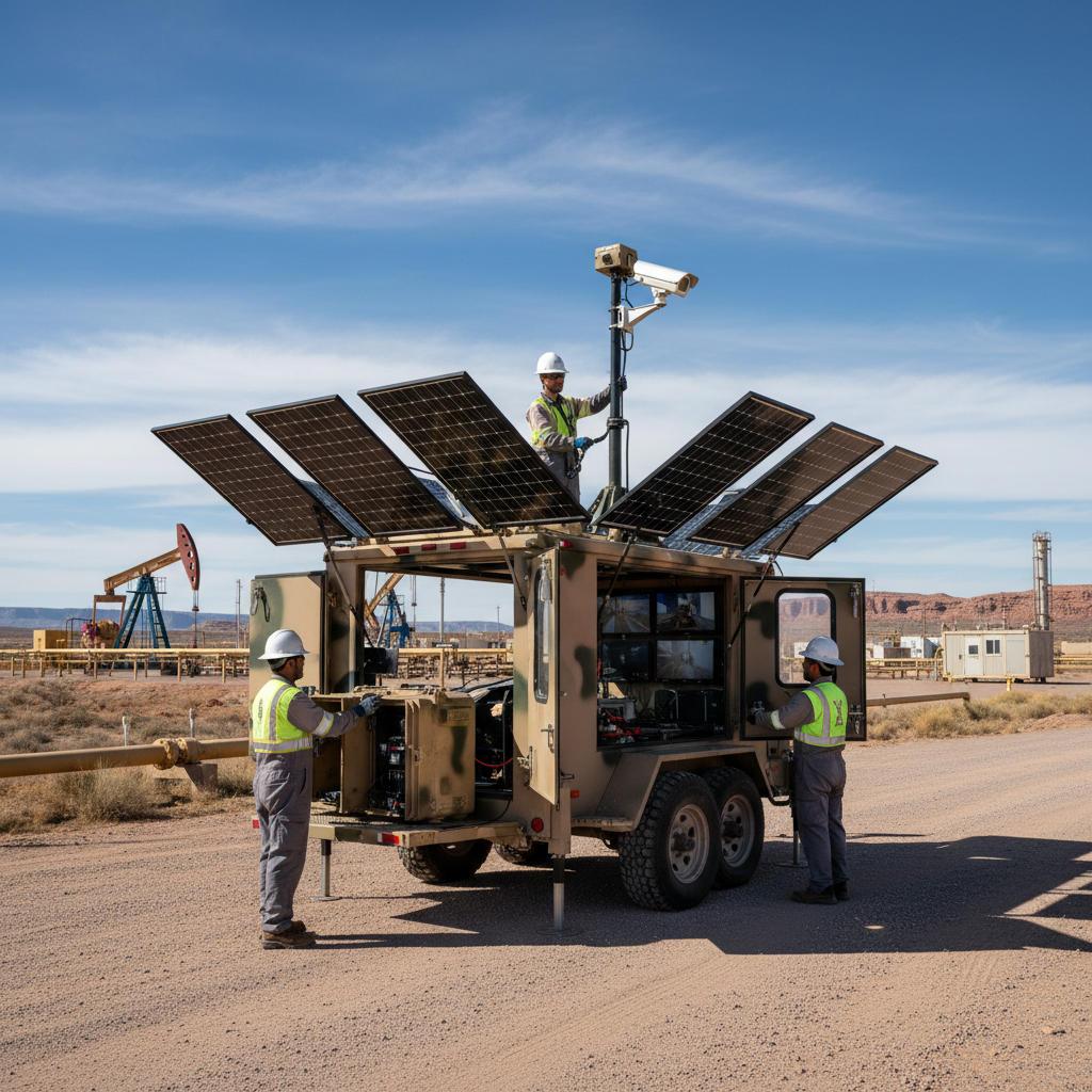 Benefits of Solar-Powered Surveillance Trailers