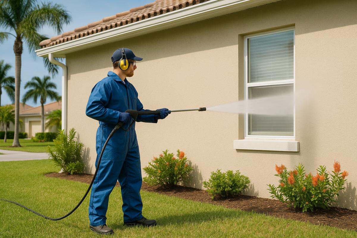A clean garden representing the environmental benefits of biodegradable cleaning solutions A clean garden representing the environmental benefits of biodegradable cleaning solutions