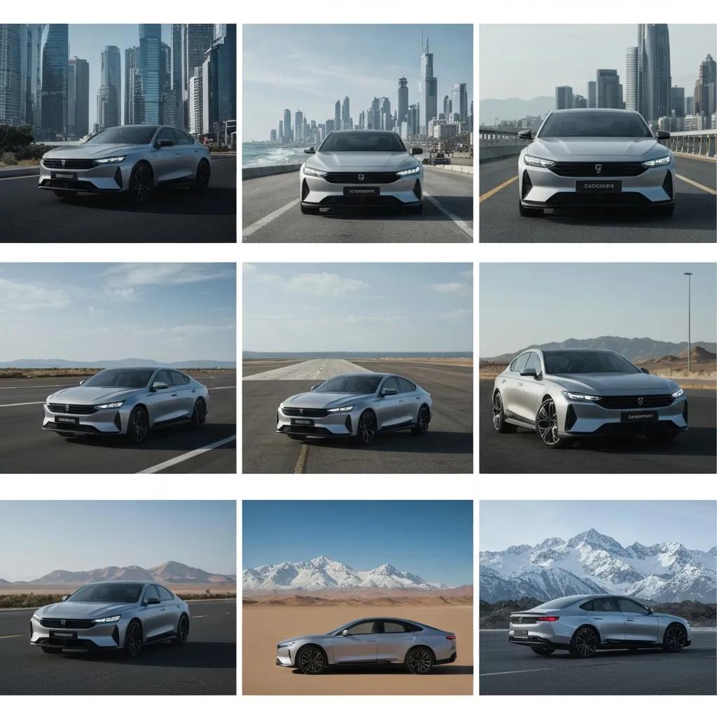 Insurance paperwork and rental materials arranged with a luxury car brochure — illustrating coverage options