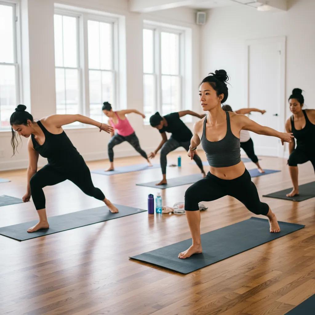 A group yoga session in holistic drug rehab