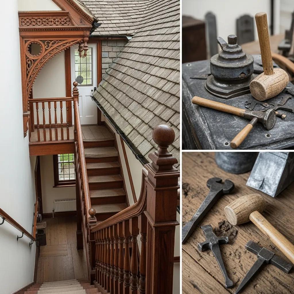 Intricate details of a historic Midlands home highlighting unique features and craftsmanship