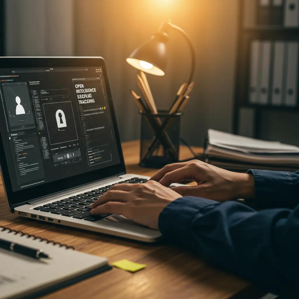 Investigator using technology for people tracing expertise