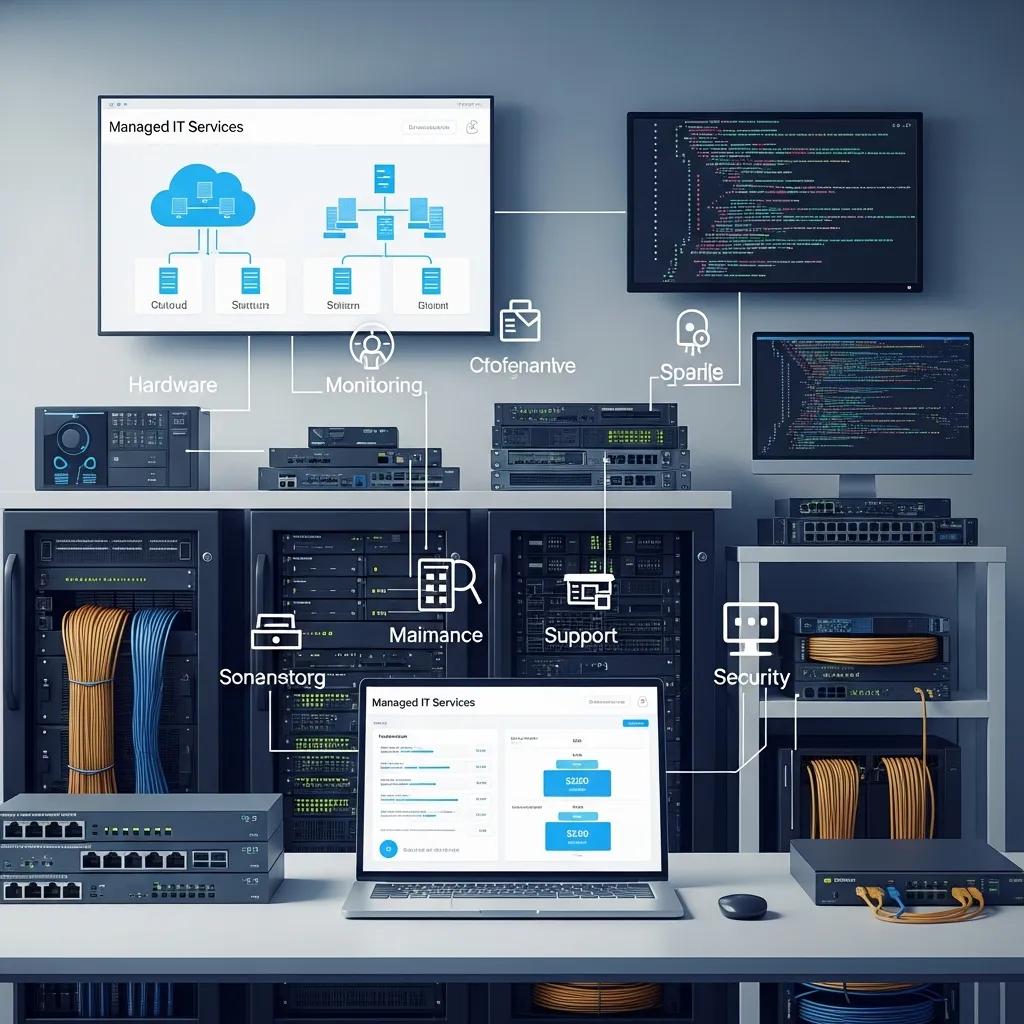 Servers and network equipment that influence managed services pricing