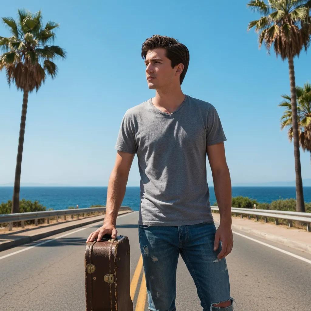 Lamborghini Huracán driving along a scenic coastal road in Orlando, highlighting supercar performance