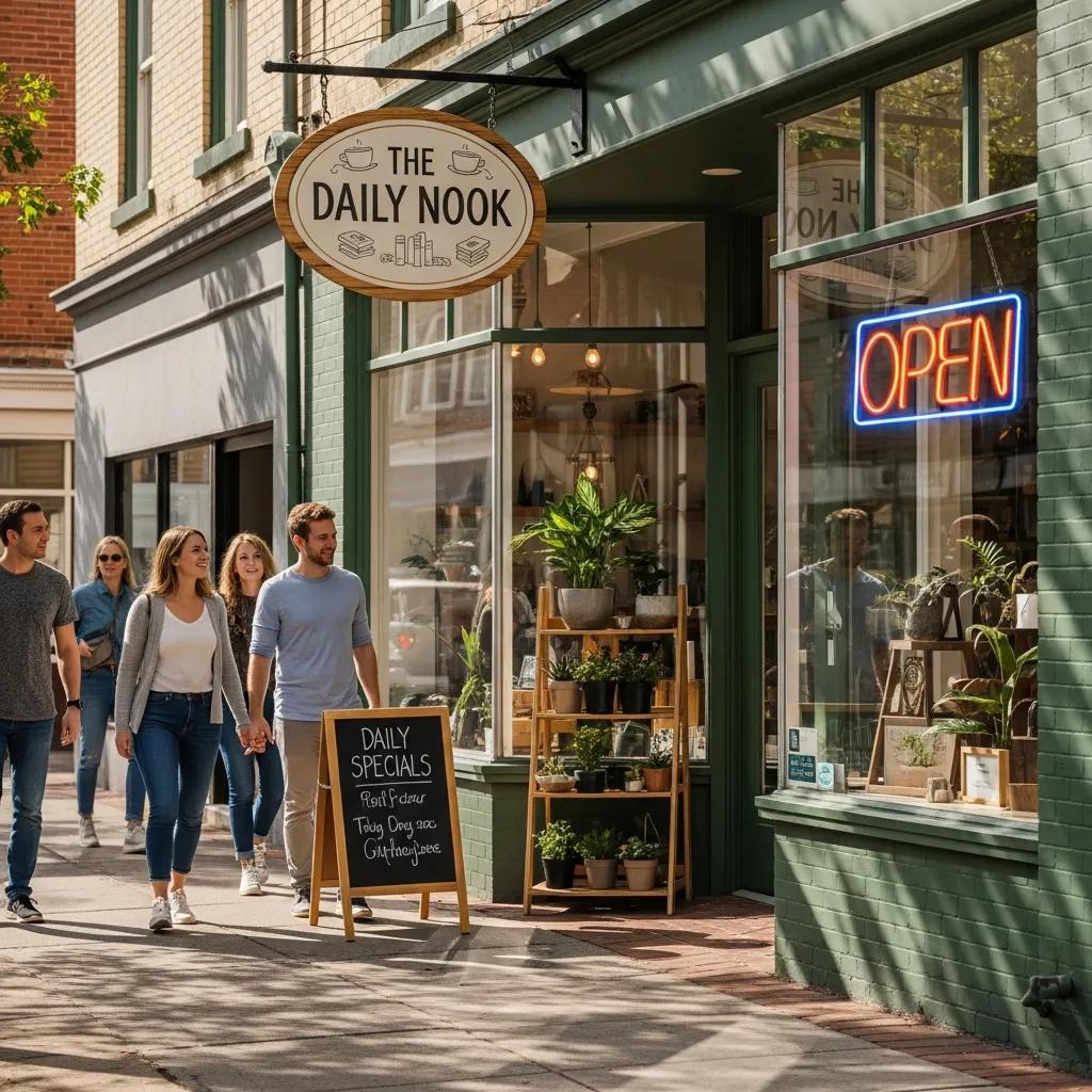 Local storefront attracting customers thanks to strong local SEO