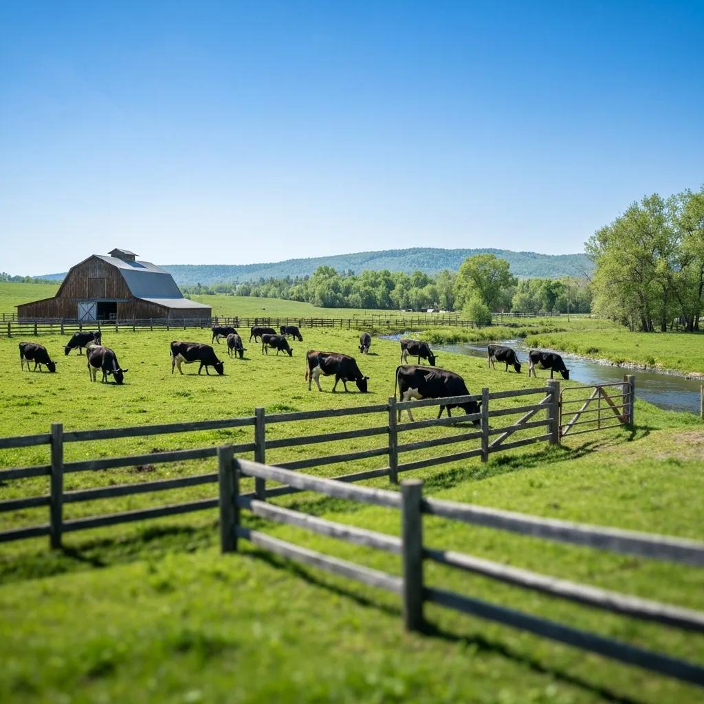 Corriente cattle grazing on a Capital Farms pasture — a snapshot of our farm-to-table beef