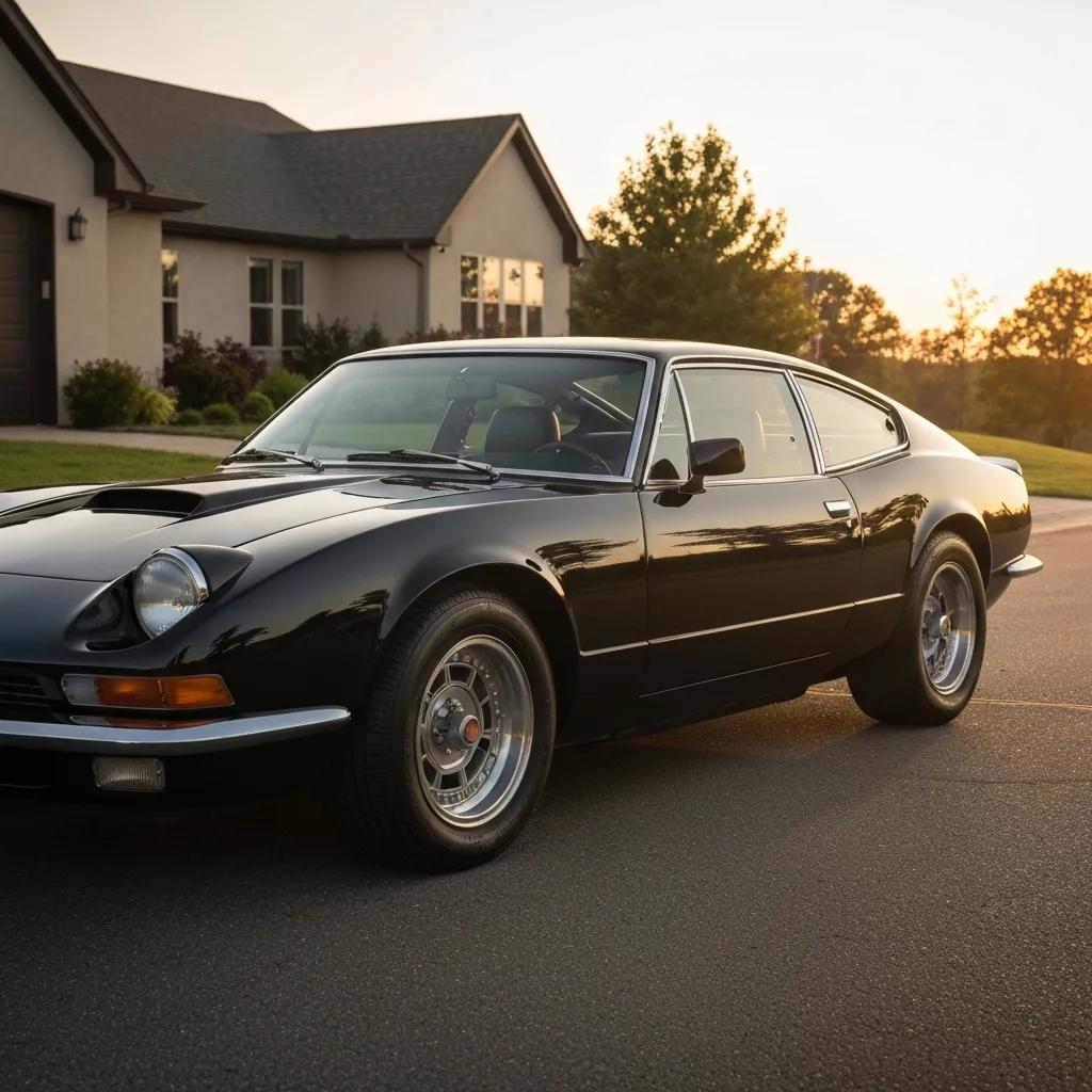 Luxury car parked in an upscale urban setting, capturing the appeal of luxury rentals