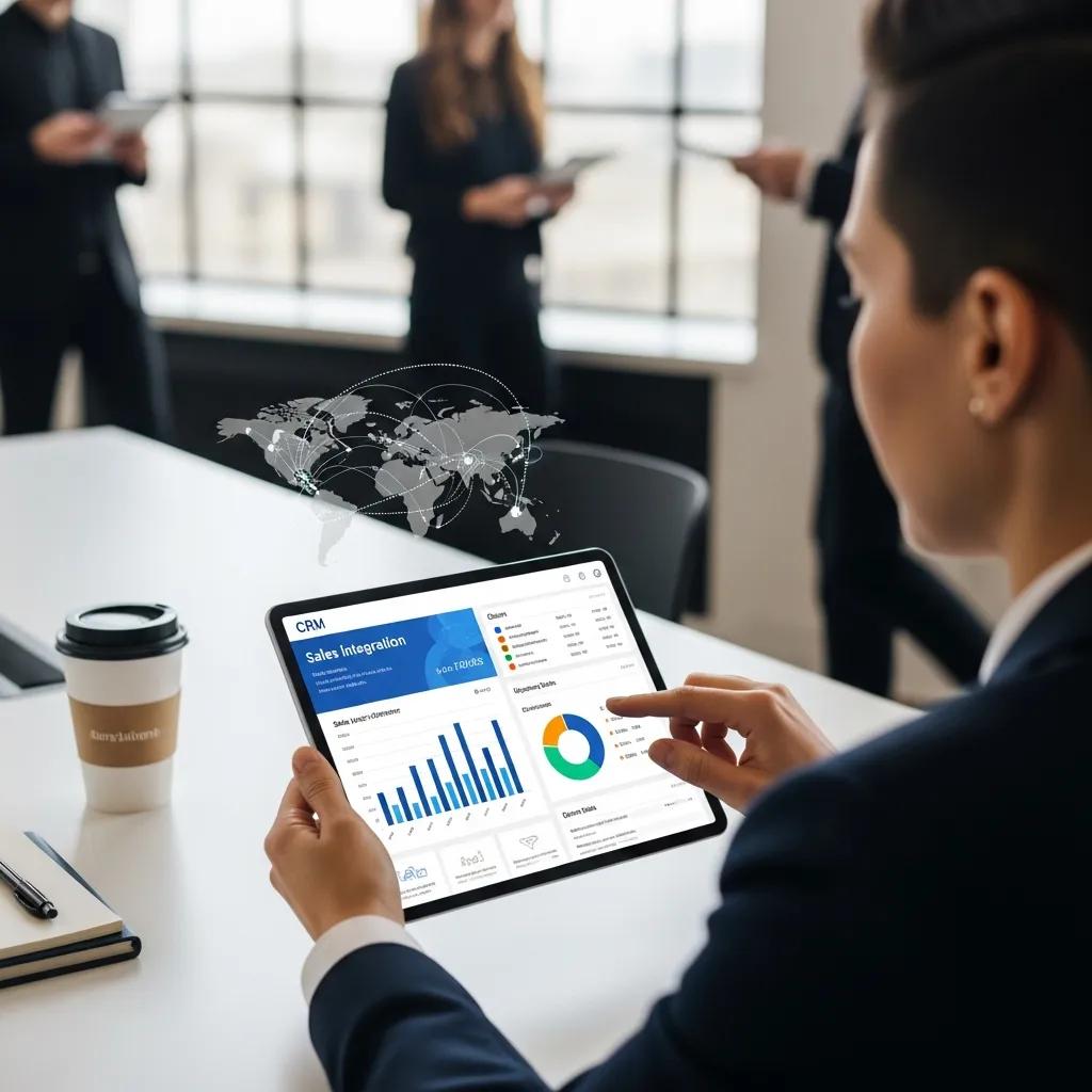 Person using a CRM system to optimize agency white label platforms