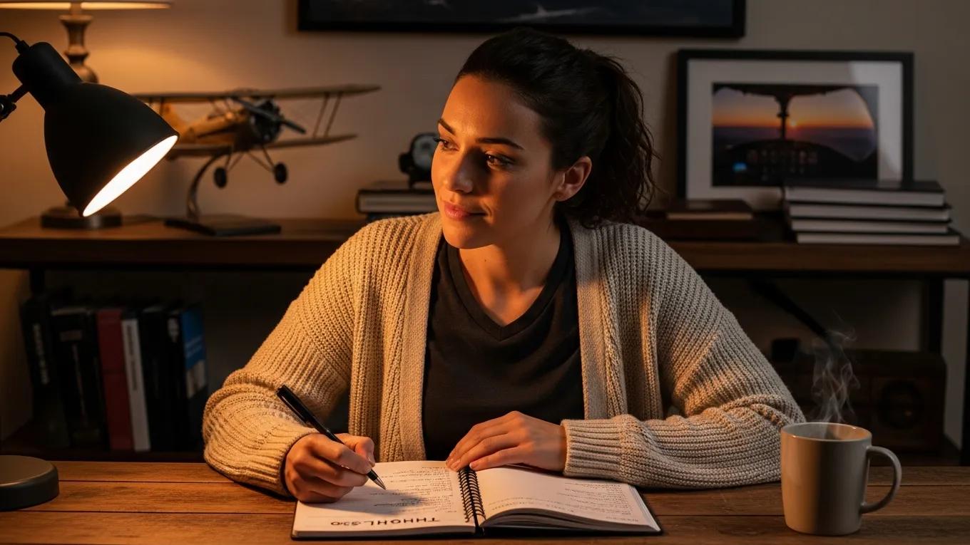Pilot using a thought log to practice cognitive restructuring techniques for anxiety management