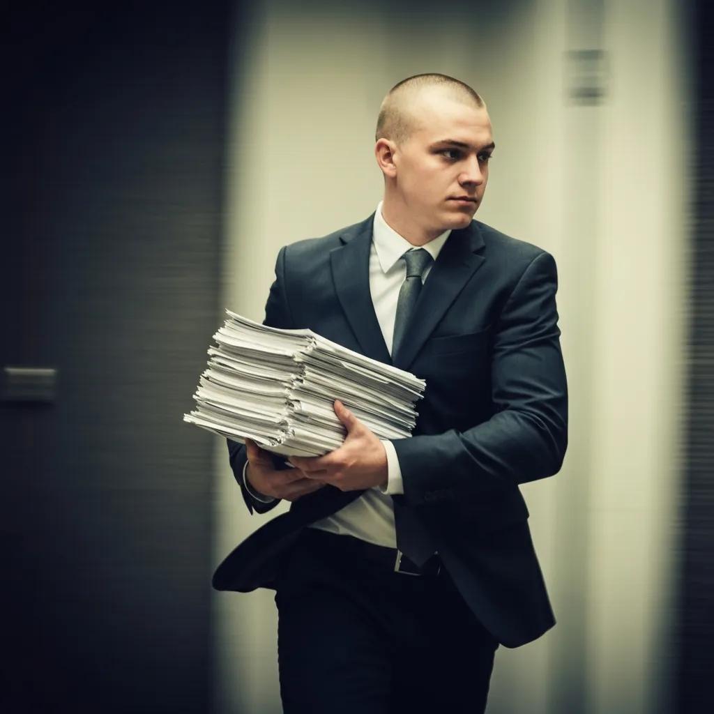 Process server checking addresses and preparing legal documents in Dumfries